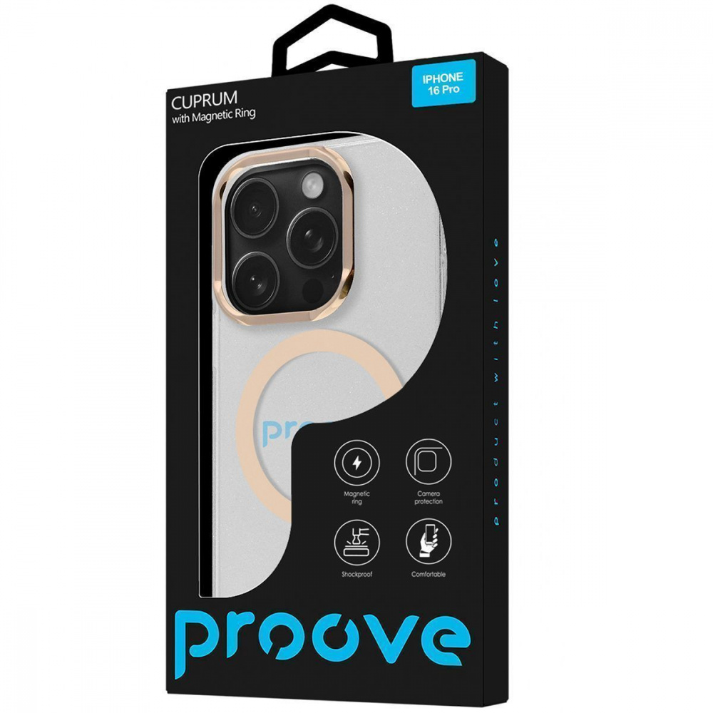 Чохол Proove Cuprum Case with Magnetic Ring iPhone 16 Pro — Придбати в Україні - фото 1