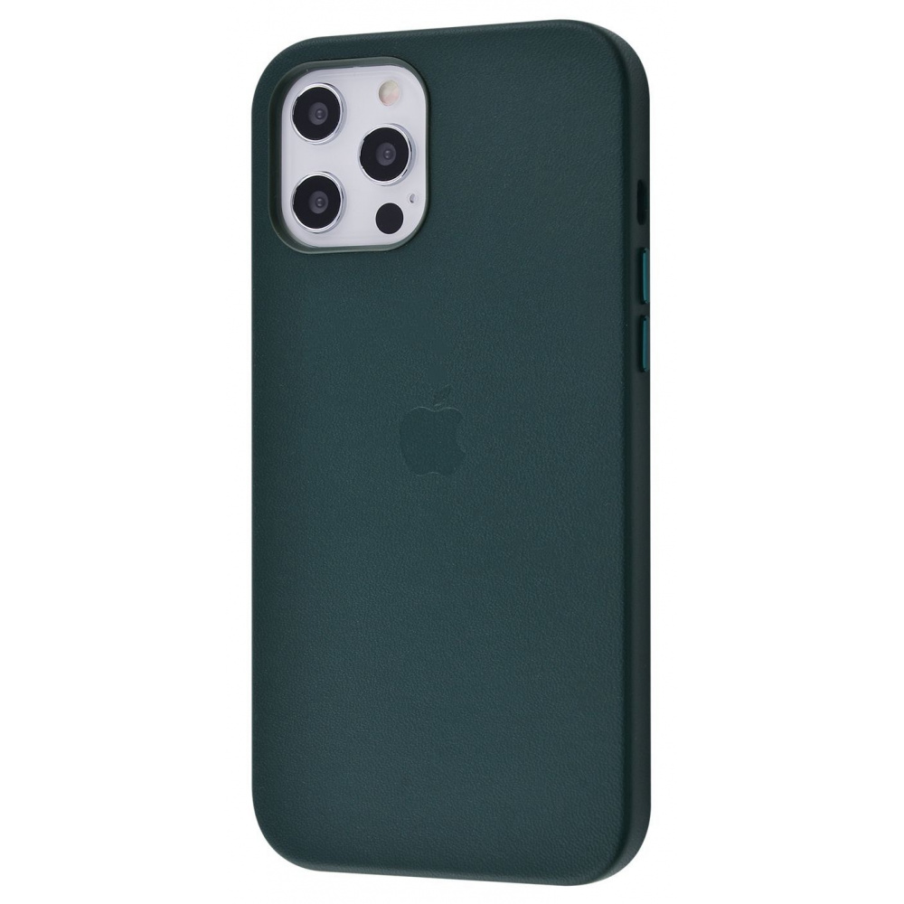 Чехол Leather Case with MagSafe iPhone 12 Pro Max - фото 5