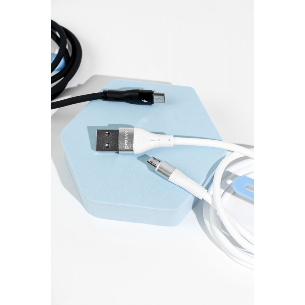 Кабель Proove Soft Silicone USB to Micro USB 2.4A (1m) - фото 8