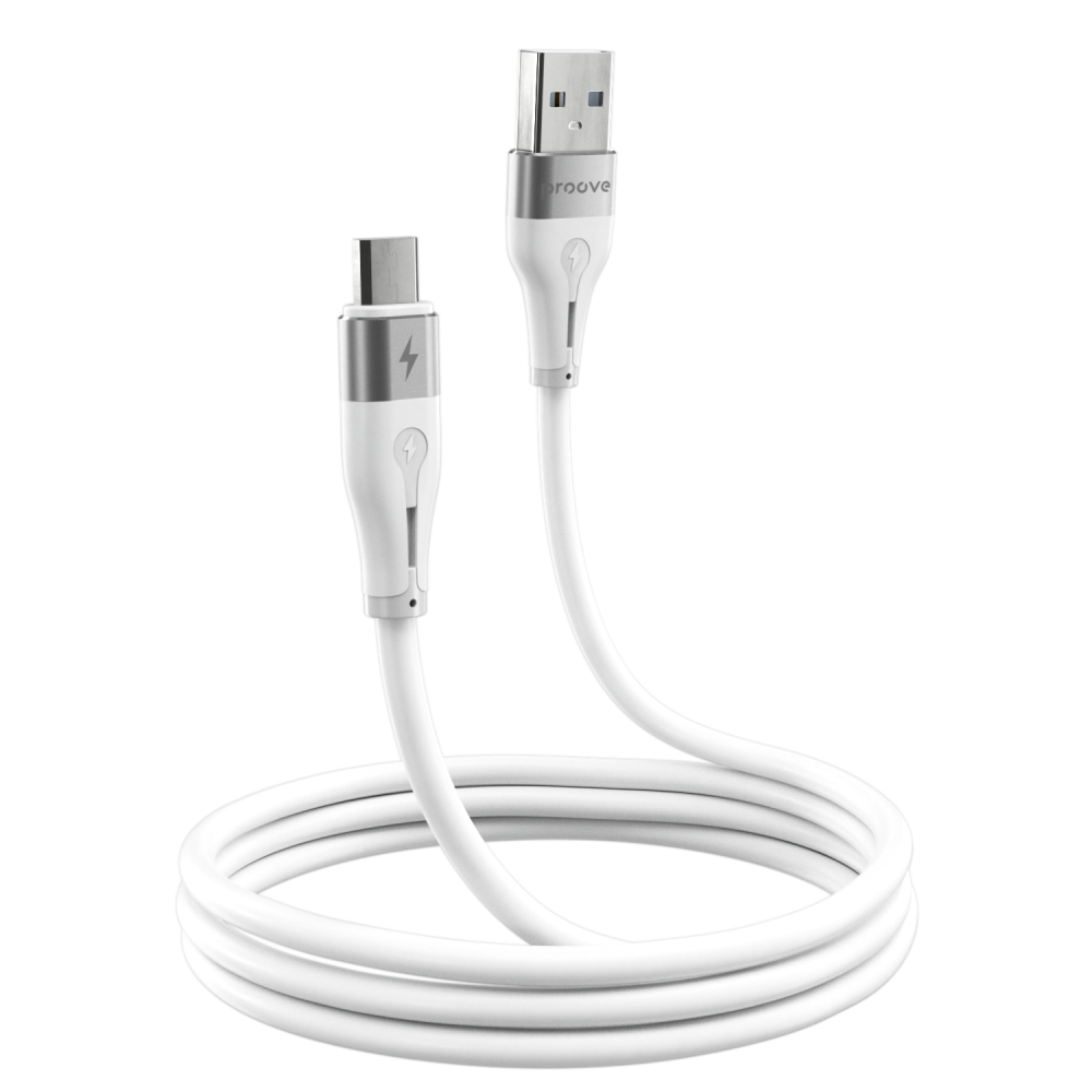 Кабель Proove Soft Silicone USB to Micro USB 2.4A (1m) - фото 5