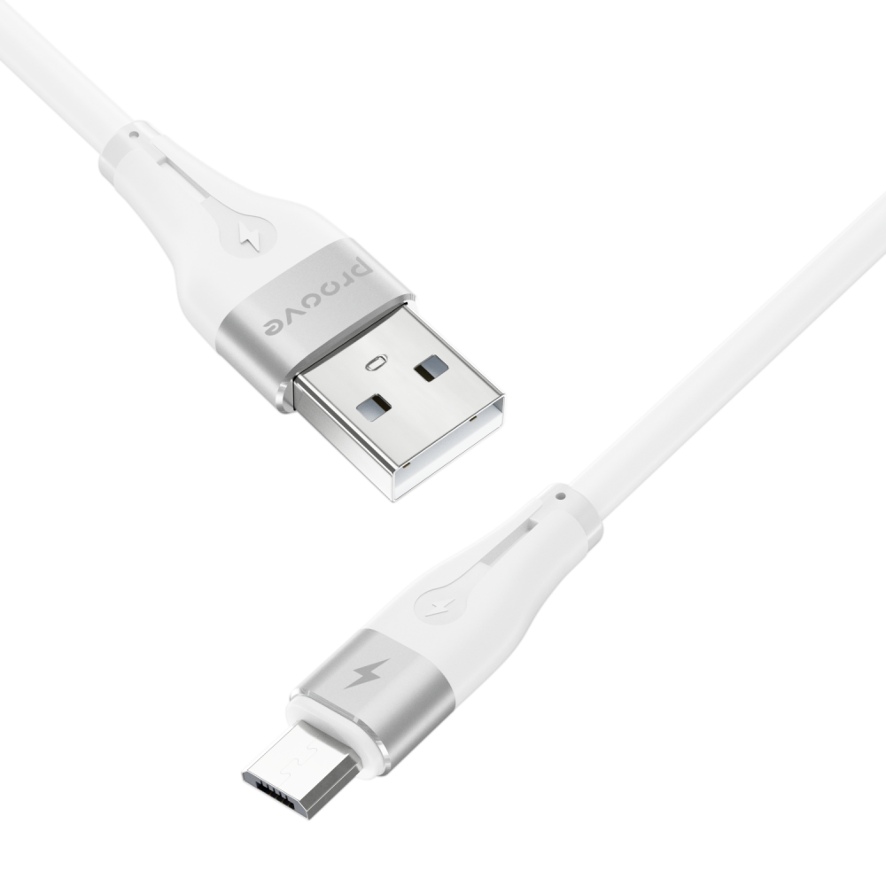 Кабель Proove Soft Silicone USB to Micro USB 2.4A (1m) - фото 6