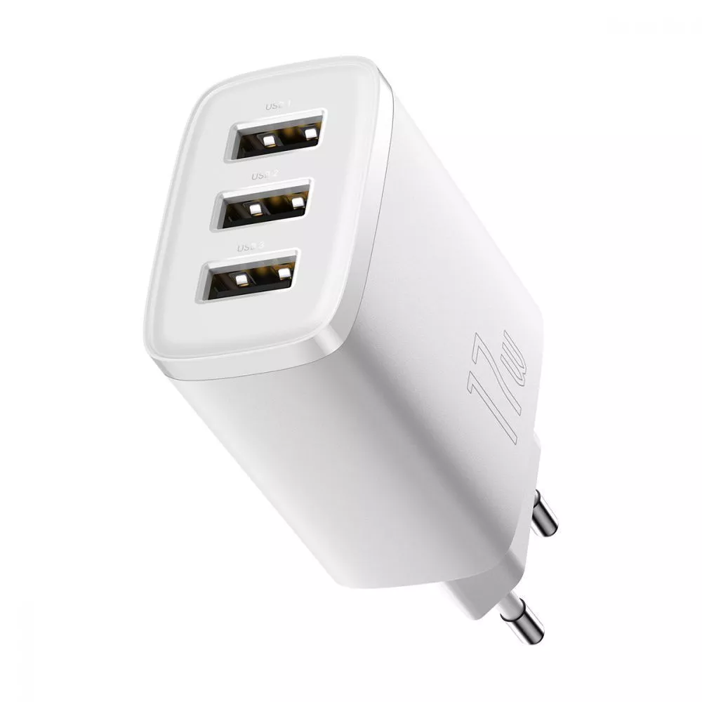 МЗП Baseus Compact 17W (3 USB) — Придбати в Україні - фото 6