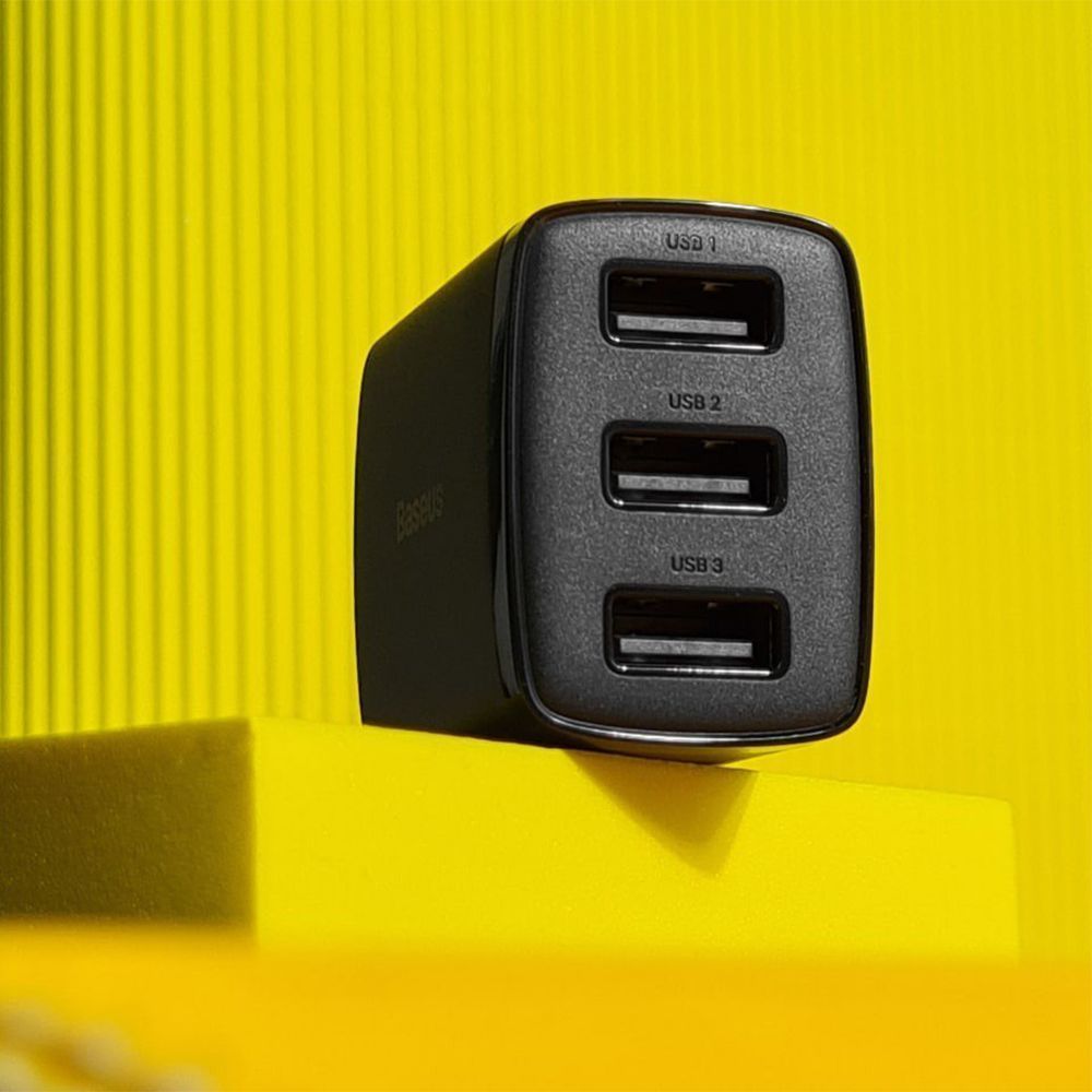 МЗП Baseus Compact 17W (3 USB) — Придбати в Україні - фото 2