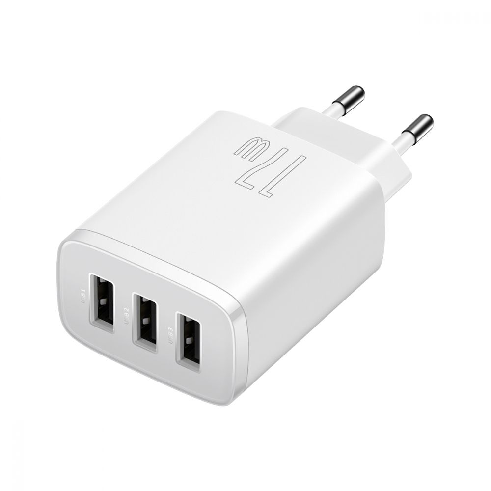 МЗП Baseus Compact 17W (3 USB) — Придбати в Україні - фото 5