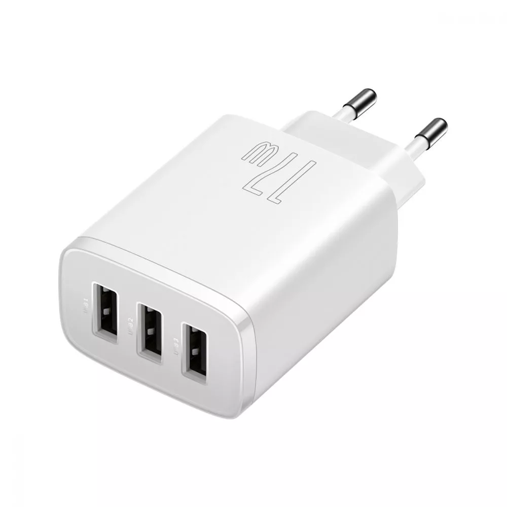 МЗП Baseus Compact 17W (3 USB) — Придбати в Україні - фото 5