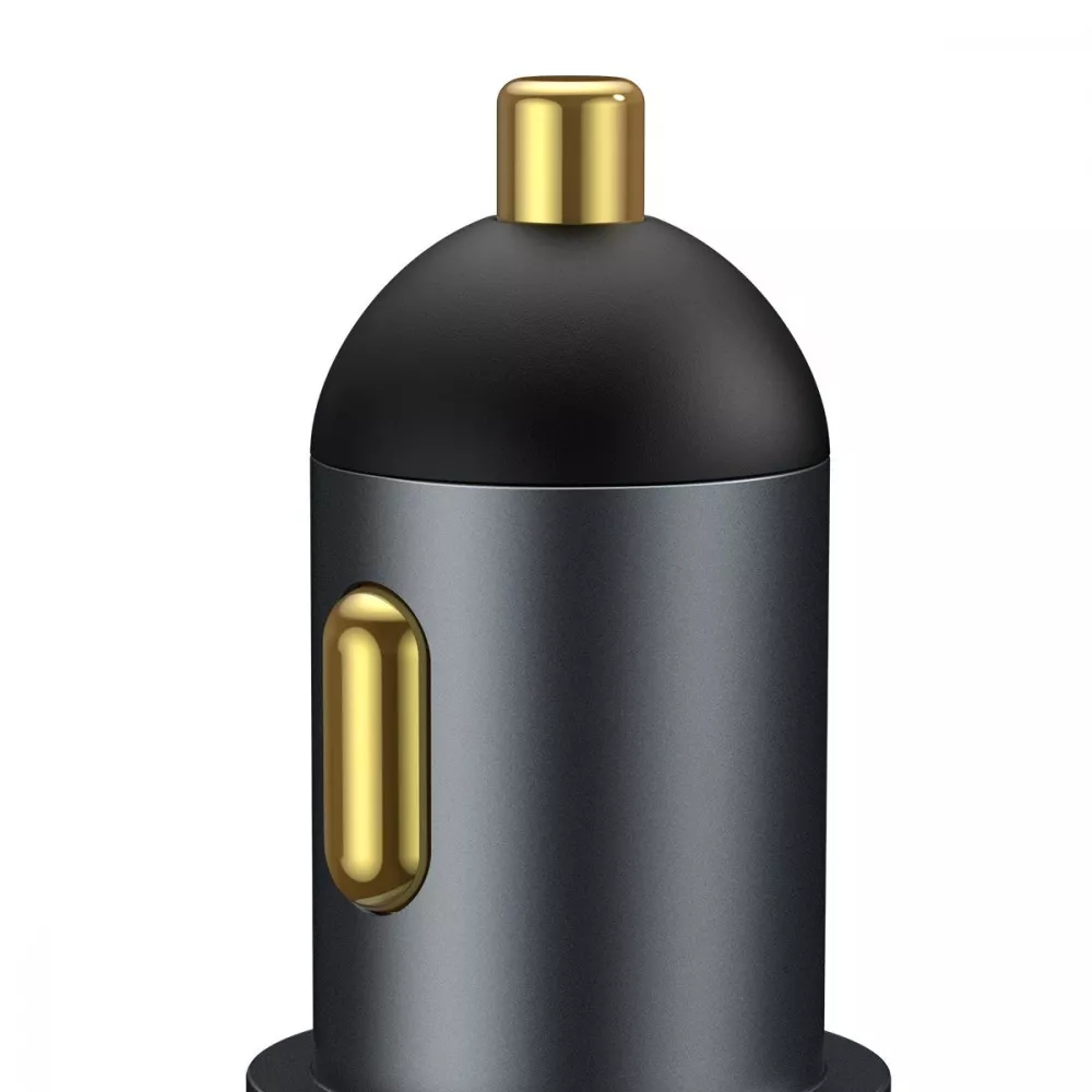 Автомобильное ЗУ Baseus Share Together with Cigarette Port USB + Type-C 120W - фото 5