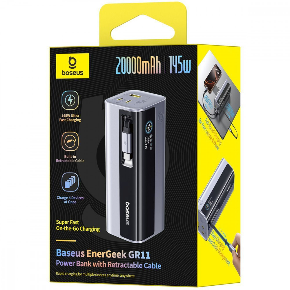 Портативная Батарея Baseus EnerGeek 145W 20000mAh - фото 1