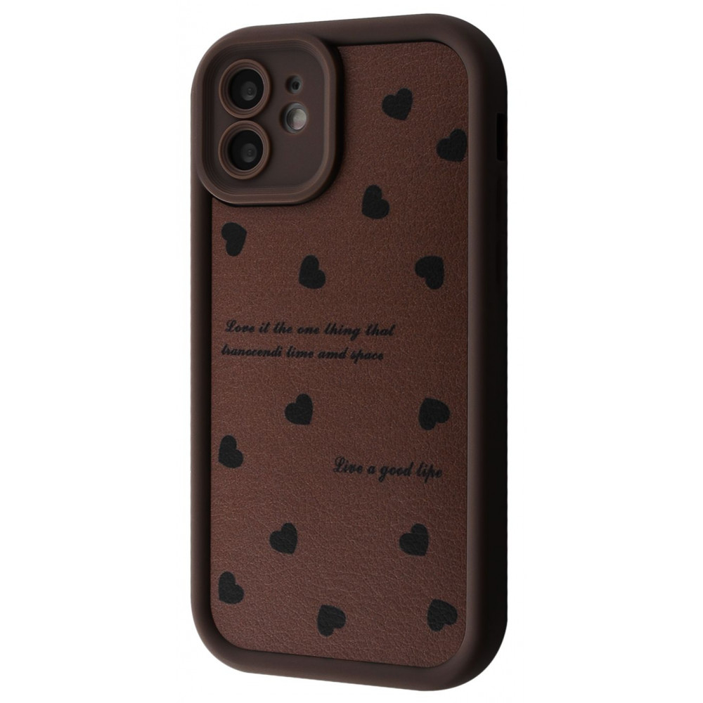 Чохол Pretty Case iPhone 11 hearts на малюнкі №1