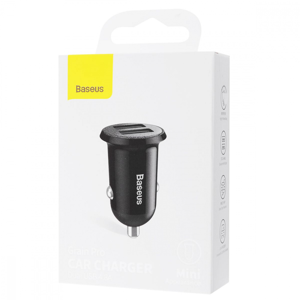 АЗП Baseus Grain Pro 4.8A 2USB — Придбати в Україні