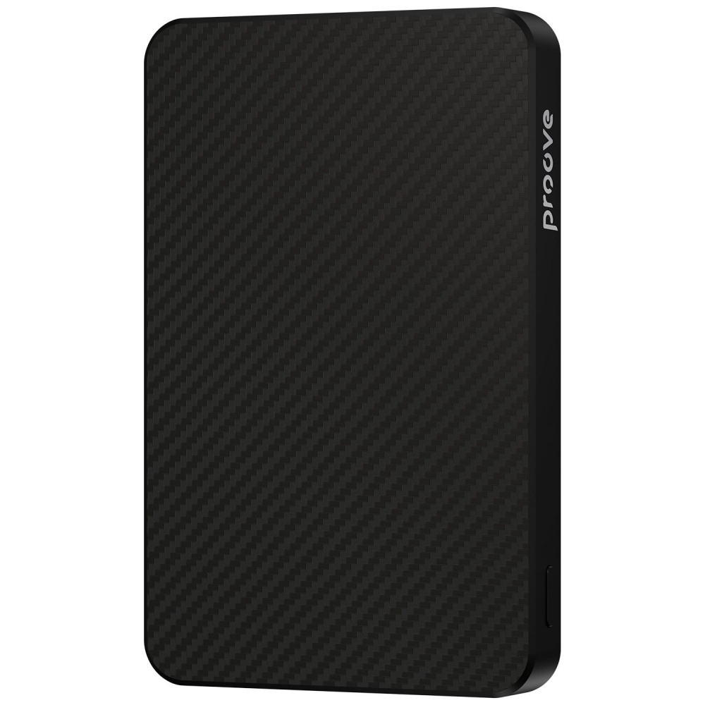 Портативна Батарея Proove Carbon Slim 20W 5000mAh black (PBCS20010001) Чорний на малюнкі №1