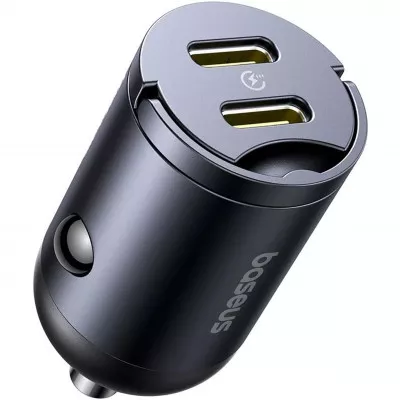 Купить АЗП Baseus Tiny Star Mini Car Charger 2xType-C 30W 62798 - Ncase