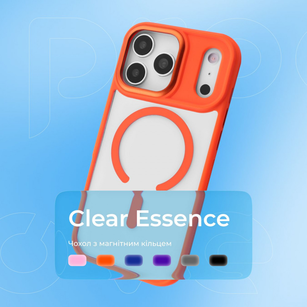 Чохол Proove Clear Essence Case with Magnetic Ring iPhone 16 Pro Max — Придбати в Україні - фото 2