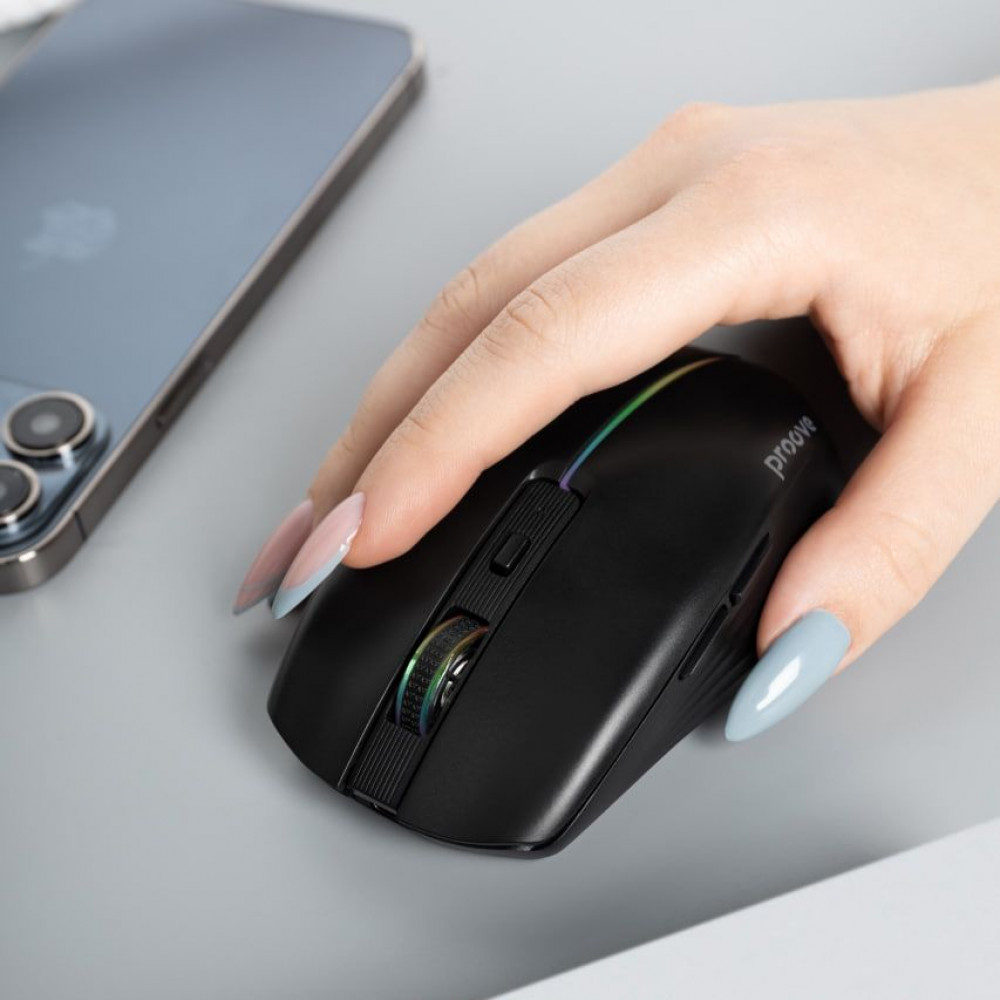Беспроводная мышь Proove Comet black (WMCM00022001) Черный на картинке №14