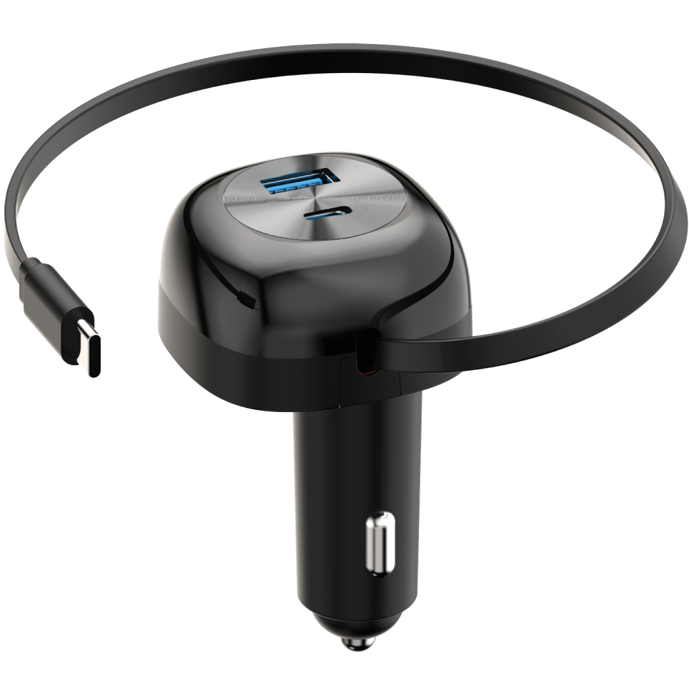 АЗП Proove Pulsar 65W (Type-C + USB) + Retractable Type-C Cable — Придбати в Україні - фото 10