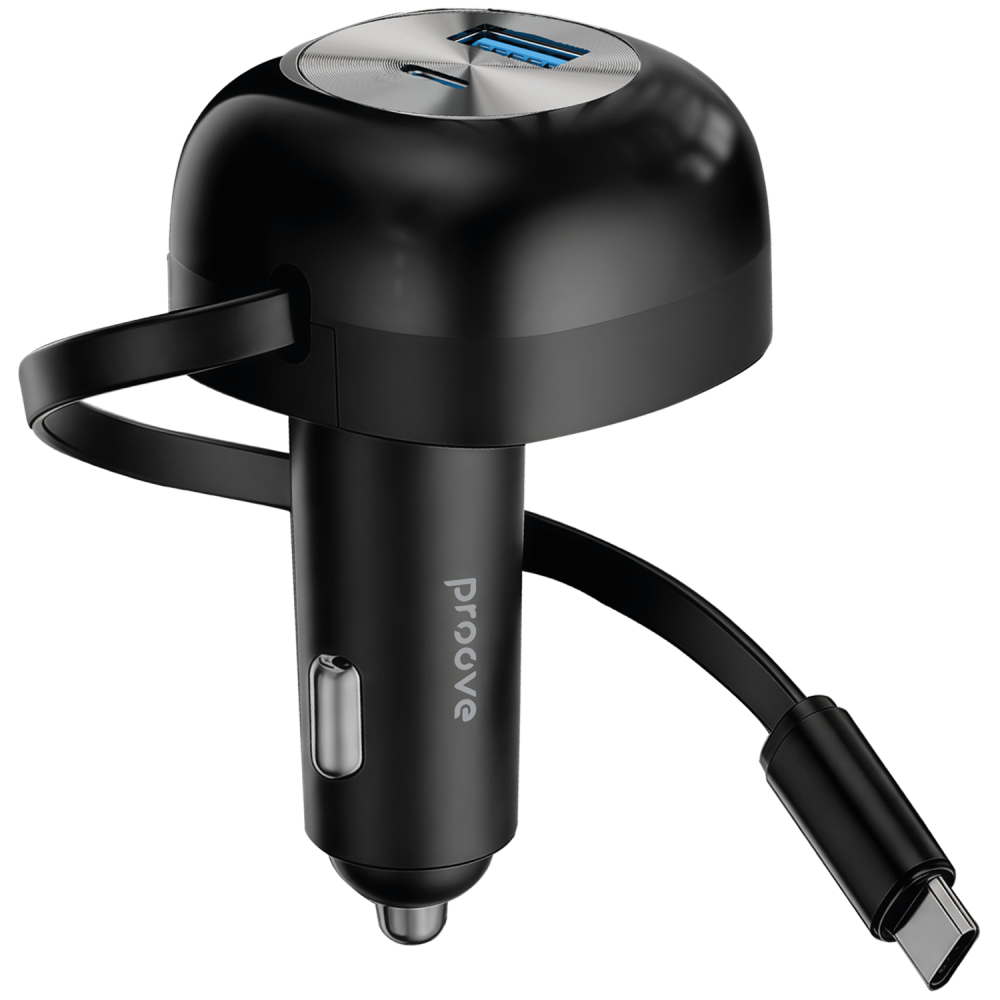 АЗП Proove Pulsar 65W (Type-C + USB) + Retractable Type-C Cable — Придбати в Україні - фото 11