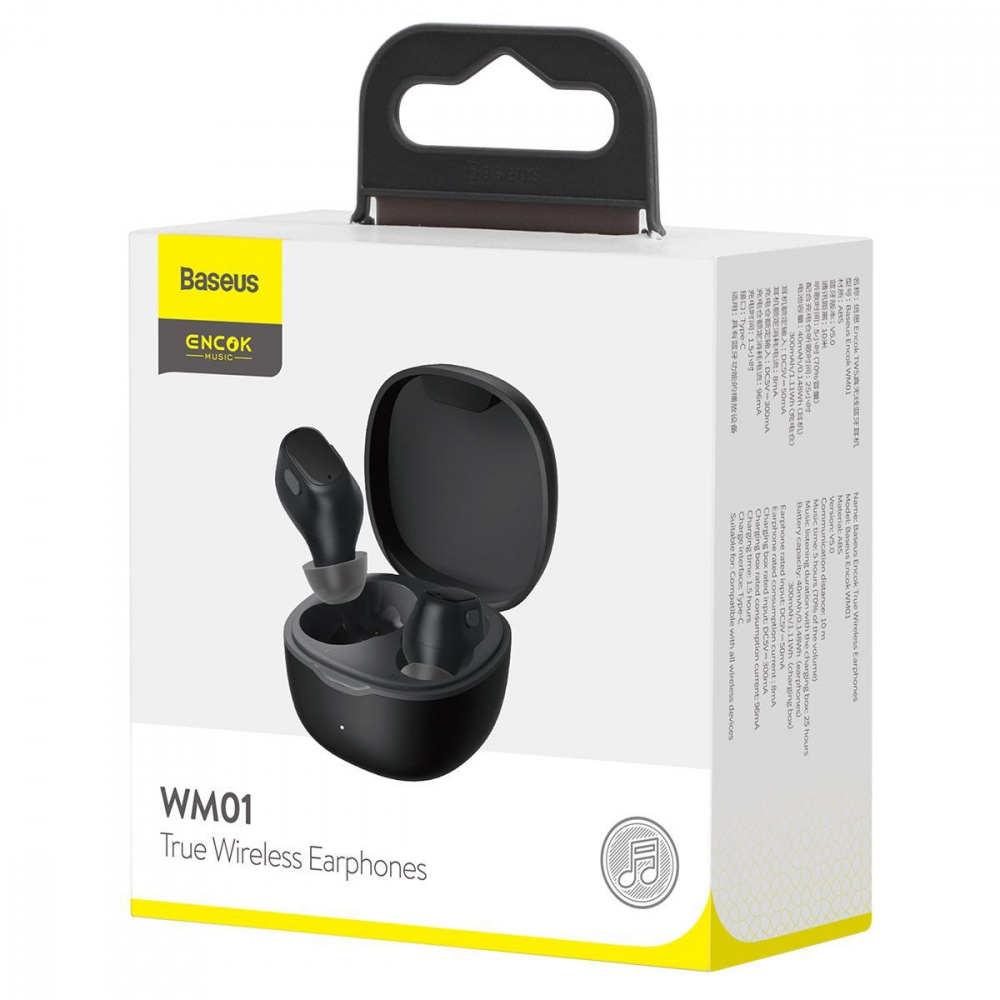 Бездротові навушники Baseus WM01 TWS — Придбати в Україні - фото 1