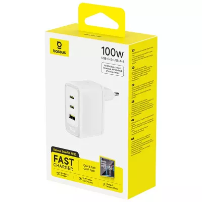 МЗП Baseus EnerFill FE22 100W (2*Type-C+USB) — Придбати в Україні