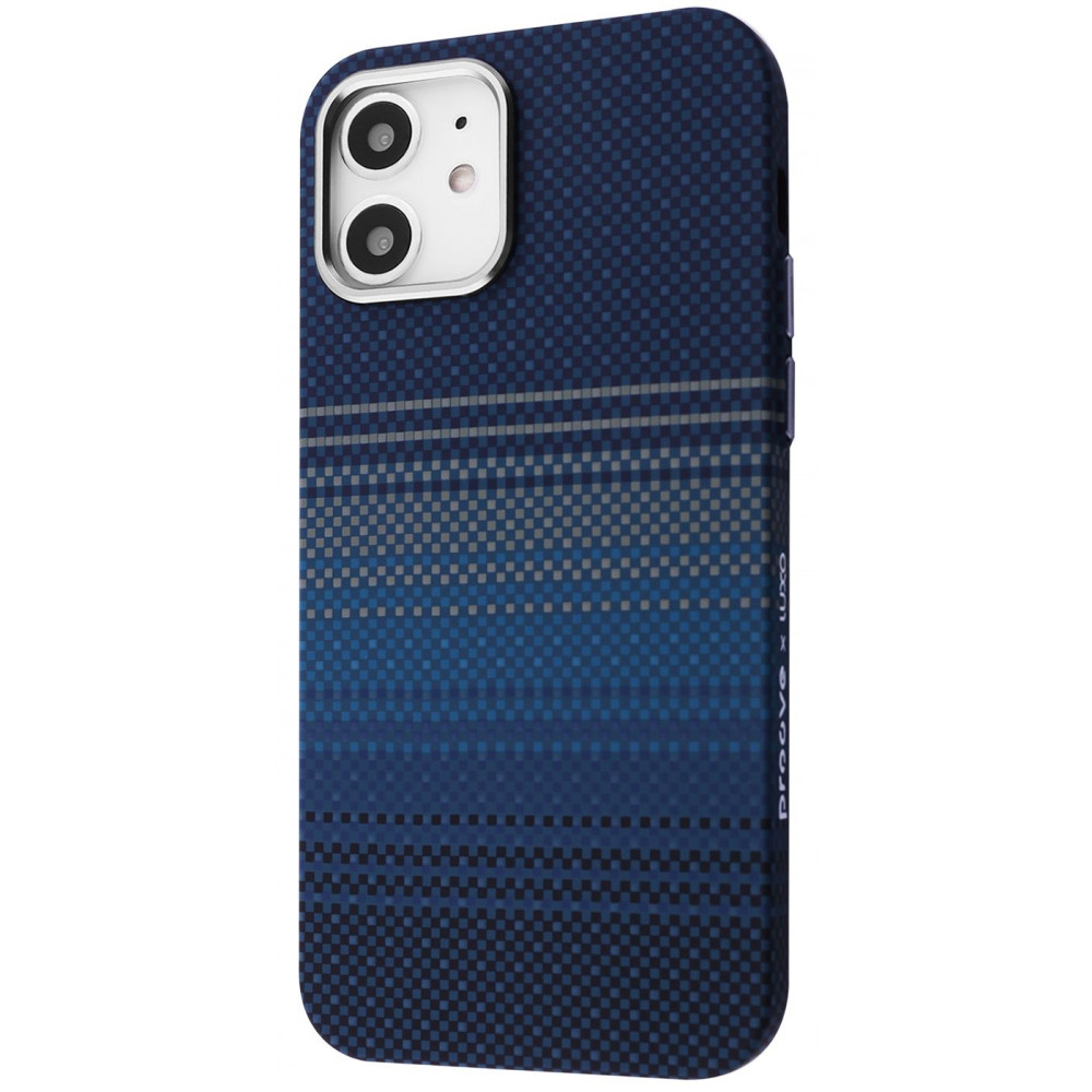 Чохол Proove Gleam Case with Magnetic Ring iPhone 11 blue stripes на малюнкі №1