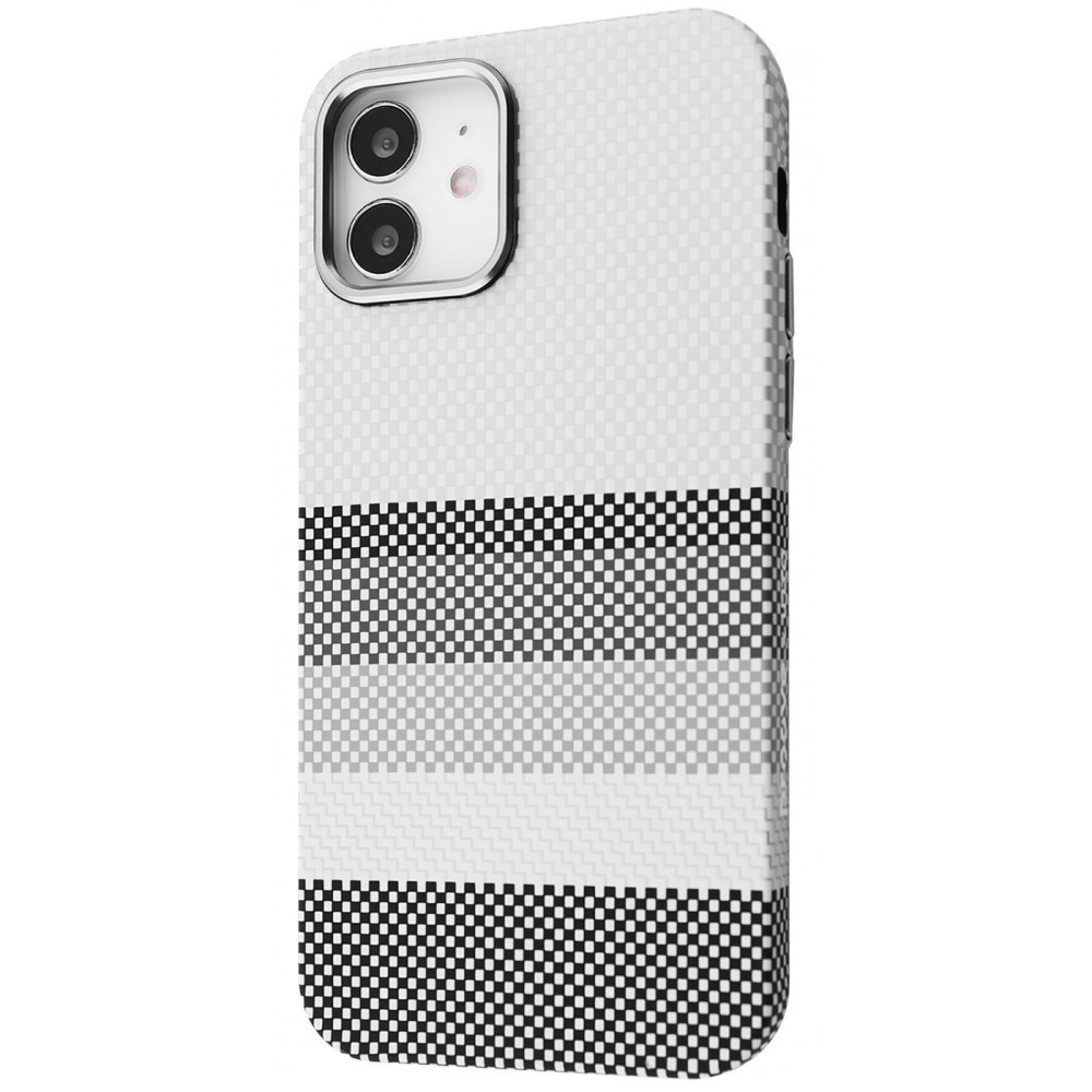 Чехол Proove Gleam Case with Magnetic Ring iPhone 12/12 Pro white borders на картинке №1