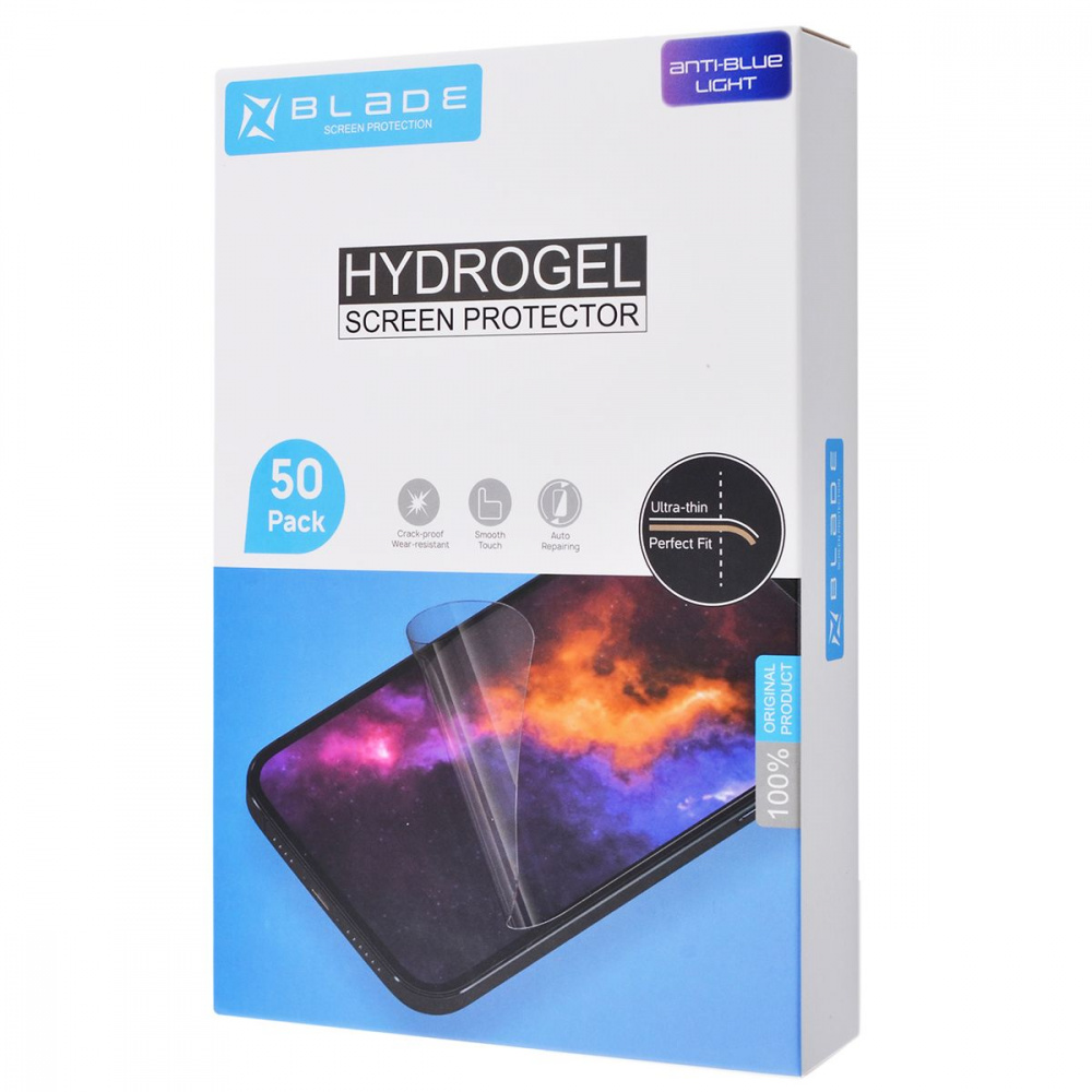 Защитная гидрогелевая пленка BLADE Hydrogel Screen Protection BASIC (anti-blue)
