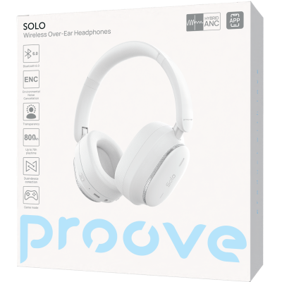 Бездротові навушники Proove Solo with ANC (APP) — Придбати в Україні