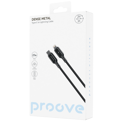 Купить Кабель Proove Dense Metal Type-C to Lightning 27W (2m) 64286 - Ncase