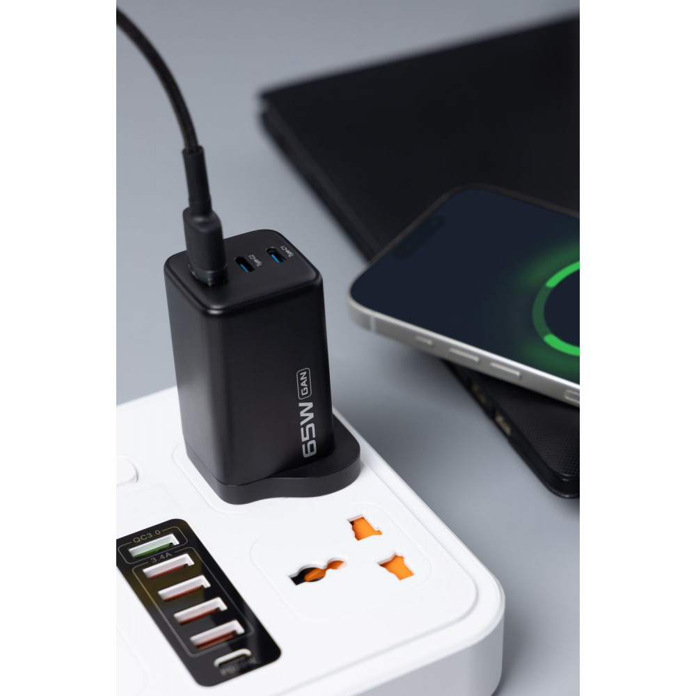 СЗУ Proove Pocket GaN 65W (2Type-C + USB) - фото 18