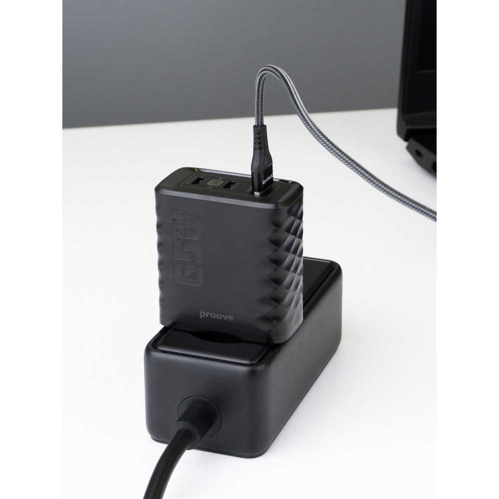 МЗП Proove Speed Surge Gan 65W (USB + 2 Type-C) — Придбати в Україні - фото 2