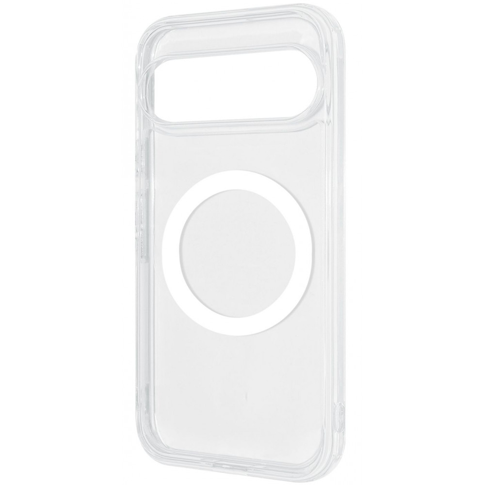 Чехол WAVE Clear Case (PC+TPU) with Magnetic Ring Pixel 11/11 Pro clear (70755) Прозрачный на картинке №1