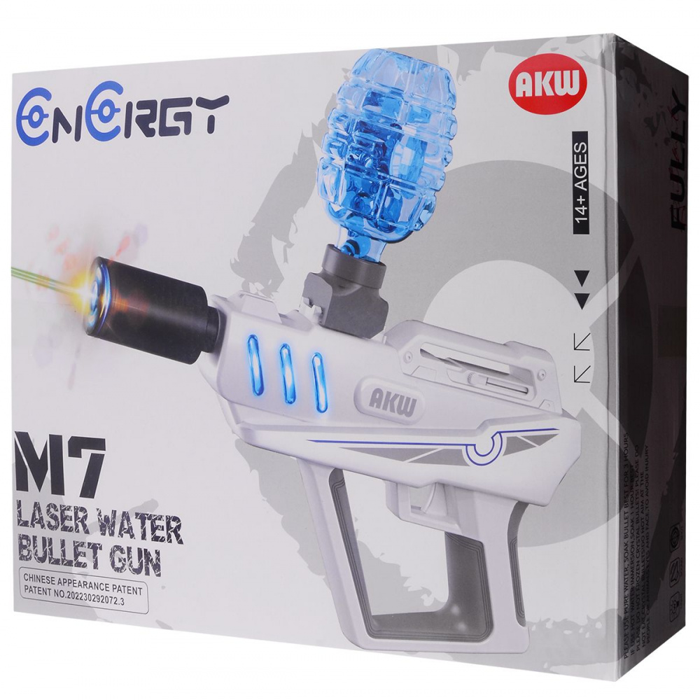 Автомат с гидрогелевыми шариками M7 Laser Water Bullet Gun - фото 1