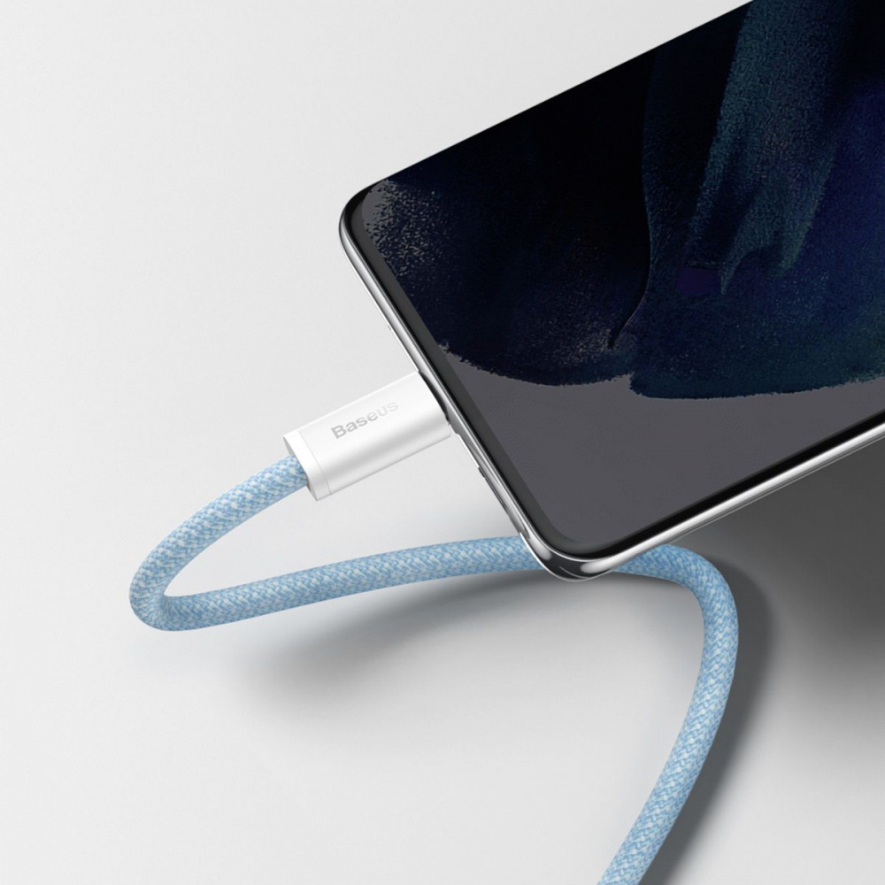 Кабель Baseus Dynamic Series Fast Charging Type-C to Type-C 100W (1m) - фото 4