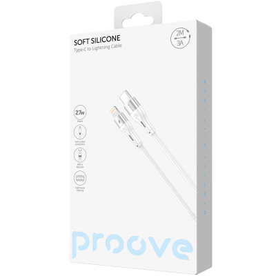 Кабель Proove Soft Silicone Type-C to Lightning 27W (2m) — Придбати в Україні