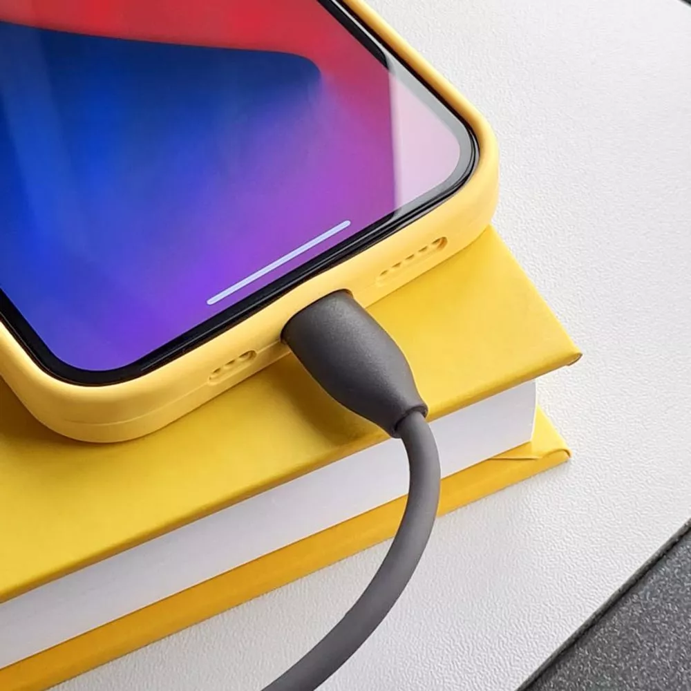 Кабель Baseus Jelly Liquid Silica Gel Fast Charging Lightning 2.4A (1.2m) - фото 2