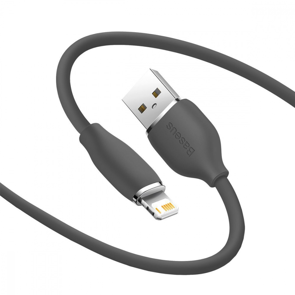 Кабель Baseus Jelly Liquid Silica Gel Fast Charging Lightning 2.4A (1.2m) — Придбати в Україні - фото 8