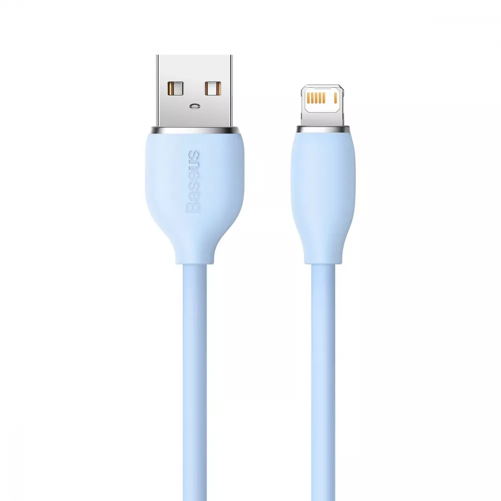 Кабель Baseus Jelly Liquid Silica Gel Fast Charging Lightning 2.4A (1.2m) - фото 10