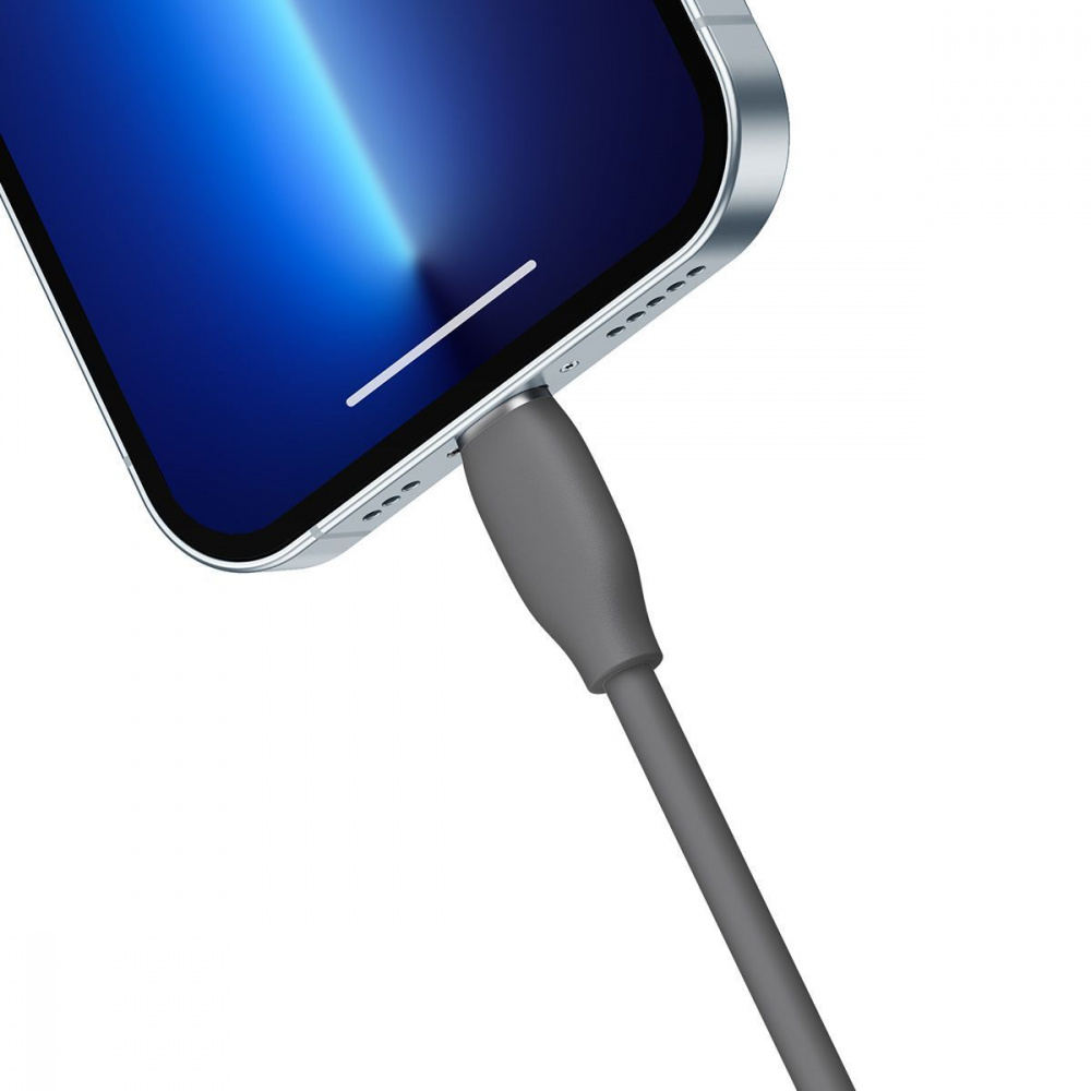 Кабель Baseus Jelly Liquid Silica Gel Fast Charging Lightning 2.4A (1.2m) — Придбати в Україні - фото 6