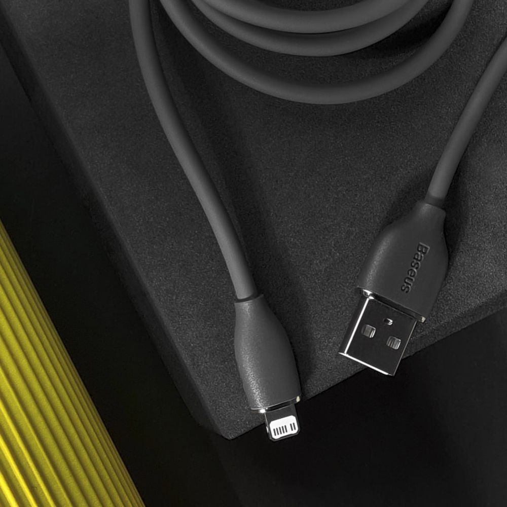 Кабель Baseus Jelly Liquid Silica Gel Fast Charging Lightning 2.4A (1.2m) — Придбати в Україні - фото 3