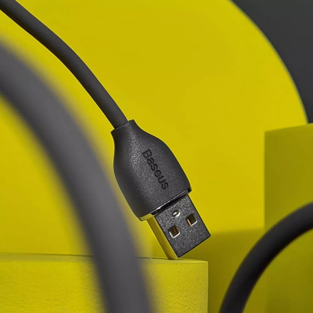 Кабель Baseus Jelly Liquid Silica Gel Fast Charging Lightning 2.4A (1.2m) - фото 4