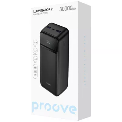 Портативная Батарея Proove Illuminator 2 22.5W 30000mAh — Придбати в Україні