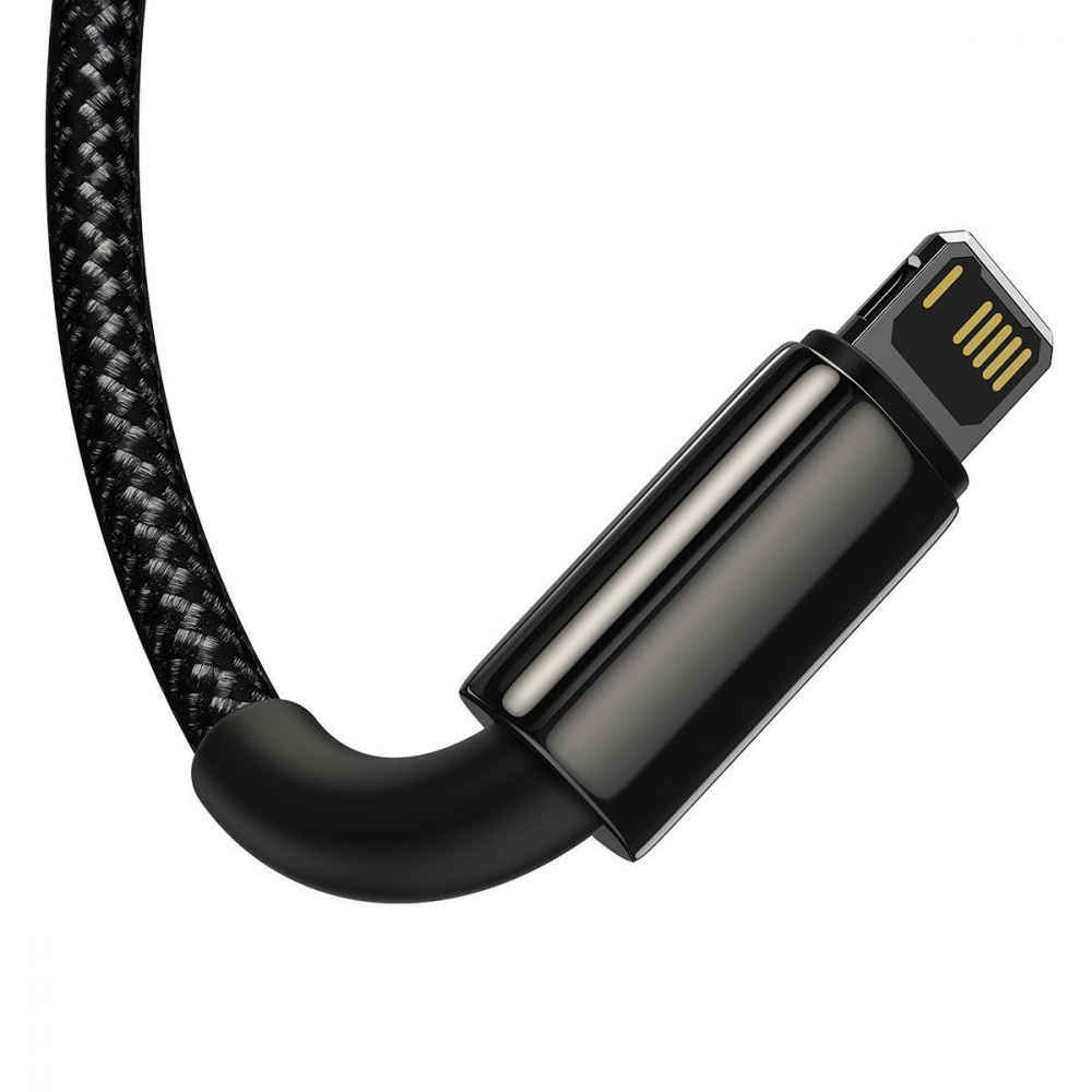 Кабель Baseus Tungsten Gold One-for-three Fast Charging Data 3-in-1 (Micro USB+Lightning+Type-C) 3.5 — Придбати в Україні - фото 7