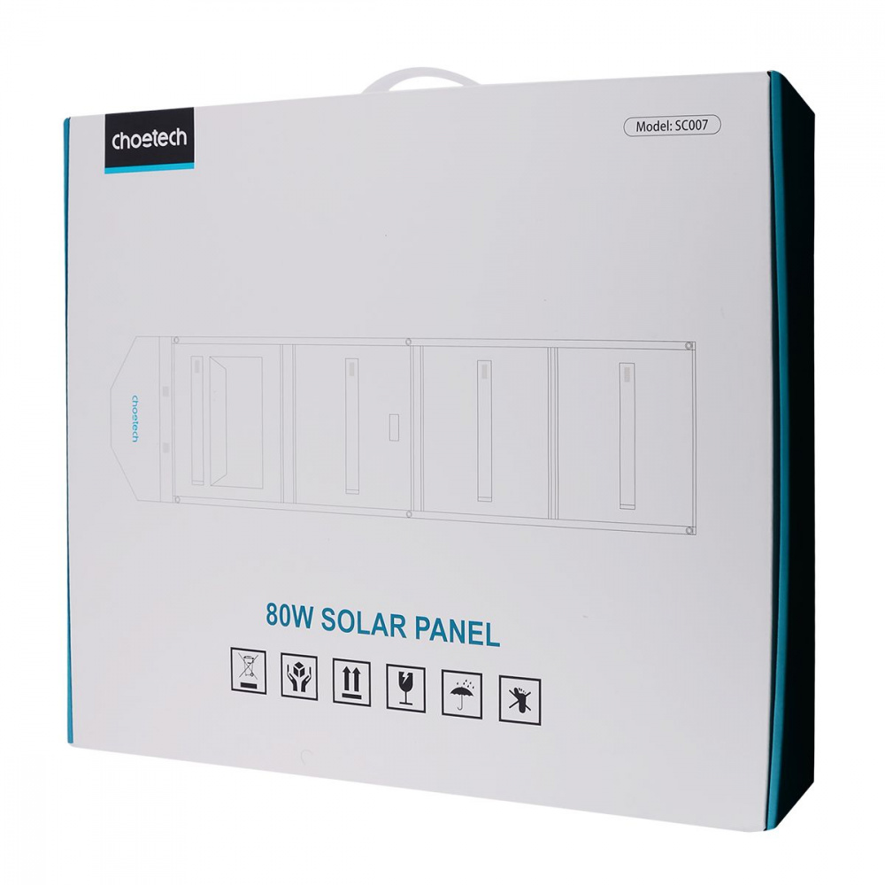 Портативна Сонячна Зарядна Станція Choetech 80W — Придбати в Україні