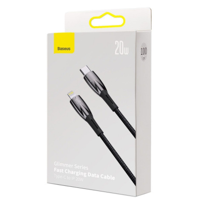 Купить Кабель Baseus Glimmer Series Fast Charging Type-C to Lightning 20W (1m) 45964 - Ncase