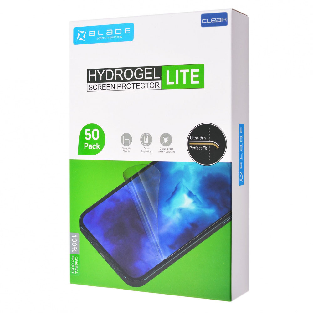 Защитная гидрогелевая пленка BLADE Hydrogel Screen Protection LITE (clear glossy)