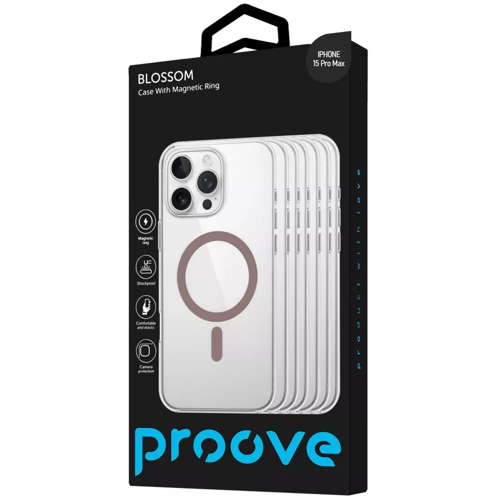 Чохол Proove Blossom Case with Magnetic Ring iPhone 15 Pro Max — Придбати в Україні - фото 1