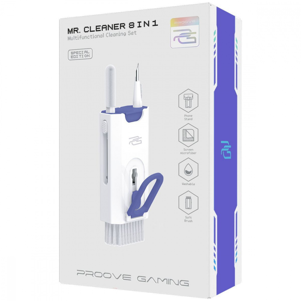 Многофункциональный набор для чистки Proove Gaming Mr. Cleaner 8in1 - фото 1