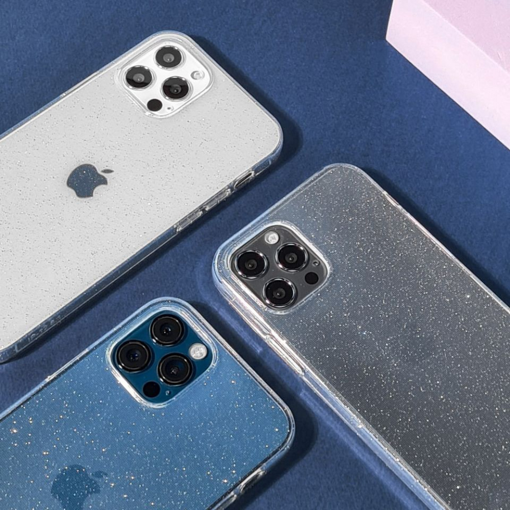 Чехол High quality silicone with sparkles 360 protect iPhone X/Xs - фото 3