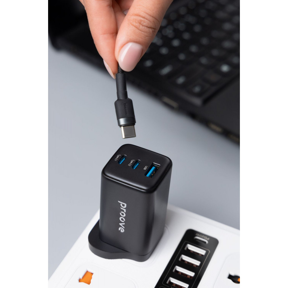 СЗУ Proove Pocket GaN 65W (2Type-C + USB) - фото 20