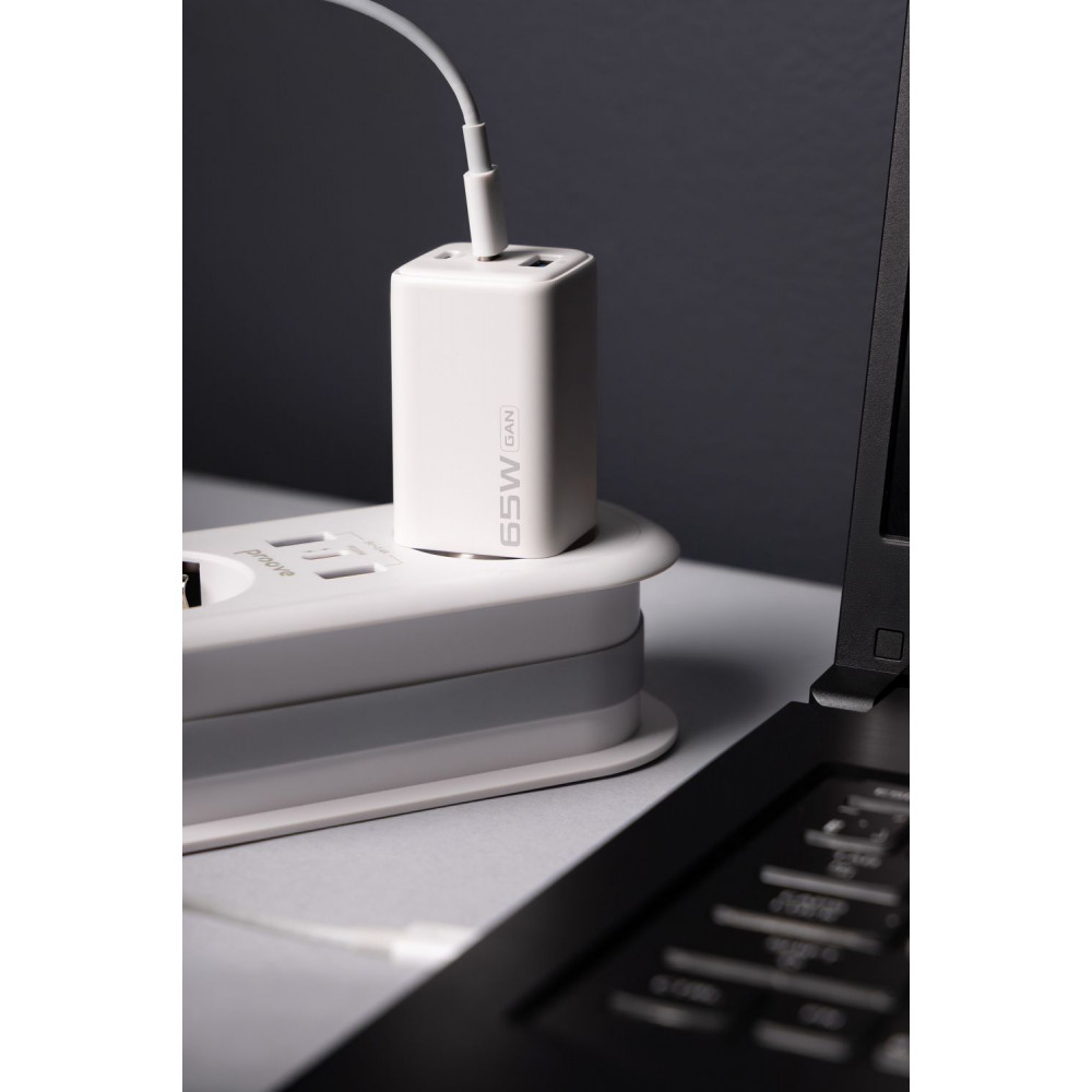 СЗУ Proove Pocket GaN 65W (2Type-C + USB) - фото 11