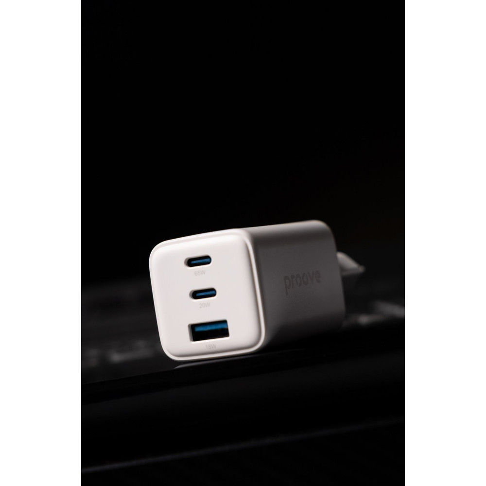 СЗУ Proove Pocket GaN 65W (2Type-C + USB) - фото 13
