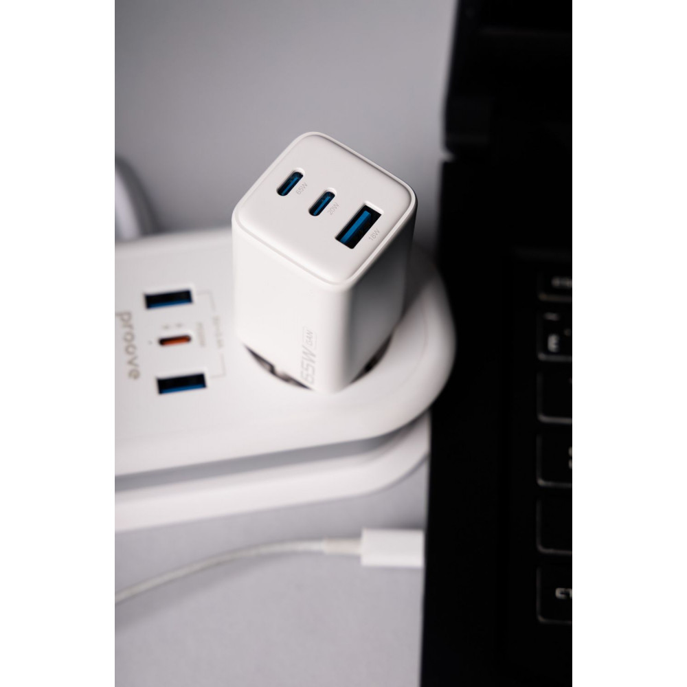 СЗУ Proove Pocket GaN 65W (2Type-C + USB) - фото 15